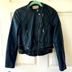 We the Free / Free People Vegan Leather Jacket XS